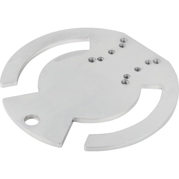 Kipp Adapter Plate Round, Form:B Open, D=145, S=5, Steel Electro Zinc-Plated K1211.1145